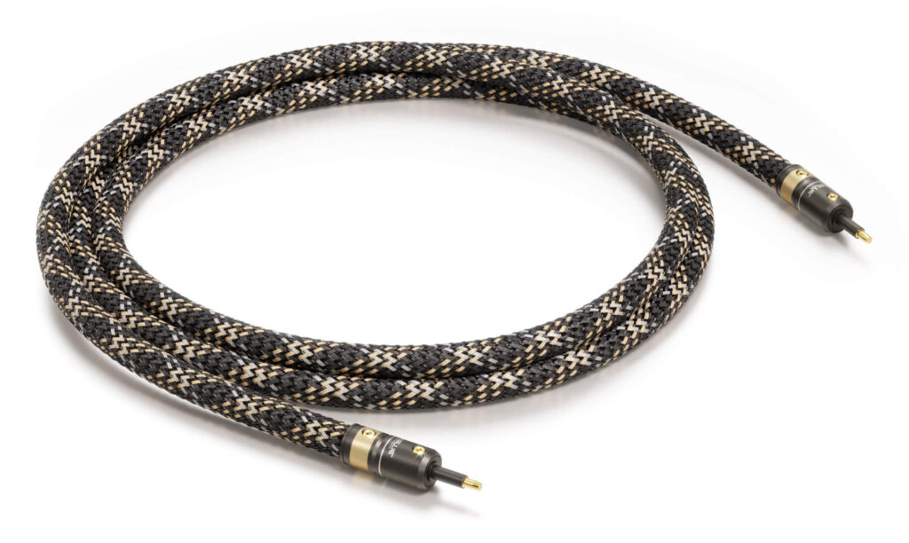VIABLUE™ H-FLEX Mini Toslink cable made of high quality materials for clear and interference-free transmission of audio signals.für klare und störungsfreie Übertragung von Audio-Signalen.