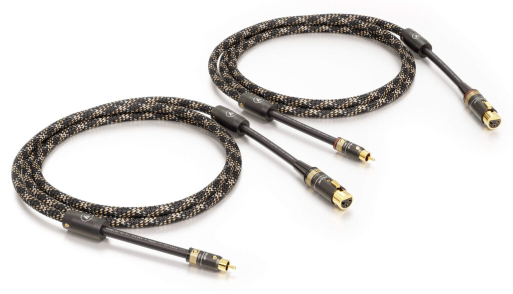 The NF-S1 Silver Quattro RCA-XLR cable from VIABLUE™ features four separate conductors for optimal shielding and minimal signal distortion.