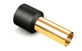 Die OFC Aderendhülsen 35.0 mm² von VIABLUE™ bestehen aus reinem sauerstofffreien Kupfer (OFC) und sorgen für eine zuverlässige Verbindung zwischen Kabel und Stecker.