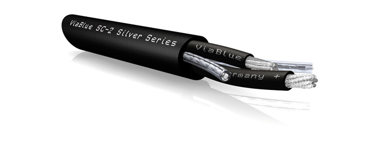 Das SC-2 Silver-Series Lautsprecherkabel von VIABLUE™ ist ein hochwertiges Kabel mit Silberbeschichtung, das eine exzellente Audioübertragung ermöglicht.