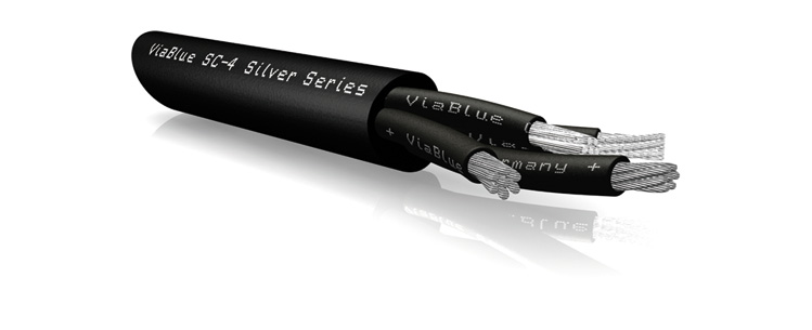 The SC-4 Silver speaker cable from VIABLUE™ is a high quality cable for the demanding Hi-Fi application.