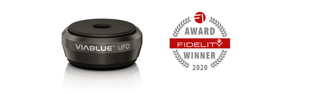 UFO Absorber von VIABLUE™ sind kleine, runde Geräte, die Vibrationen und Störungen reduzieren sollen.