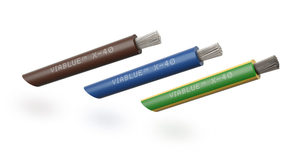 The X-40 Silver single conductor cable from VIABLUE™ features high conductivity and excellent signal transmission.