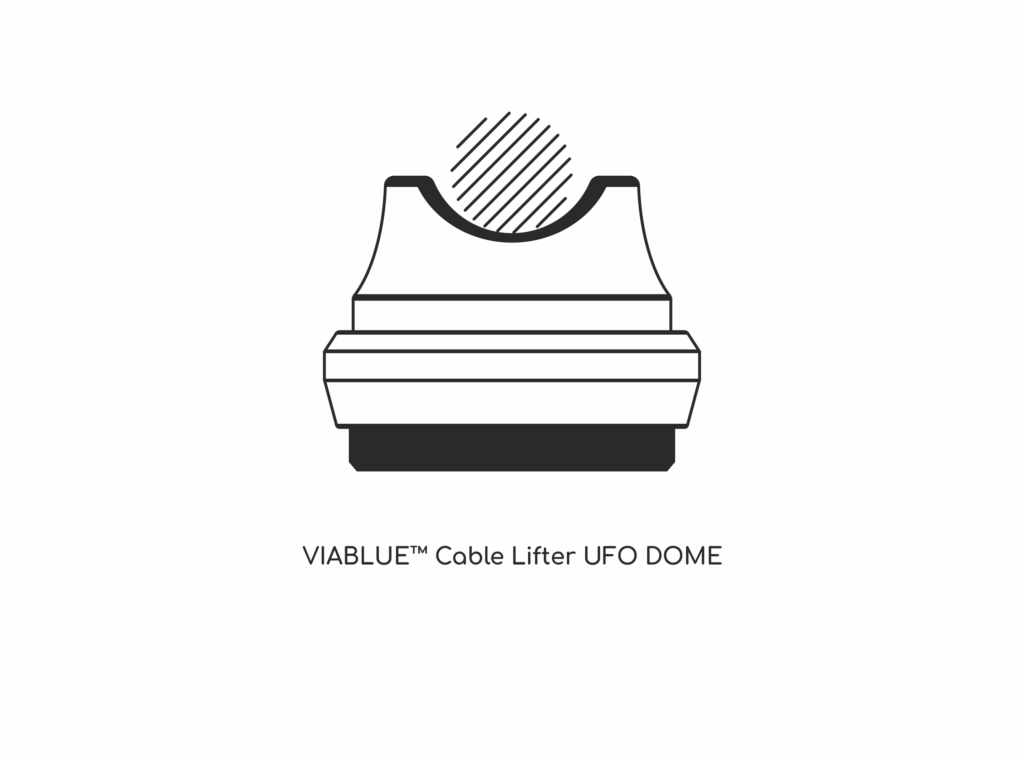 VIABLUE™ Cable Lifter Ufo Dome function