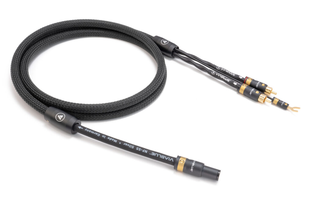 VIABLUE NF-S5 5PinDIN RCA Phono Cable Black